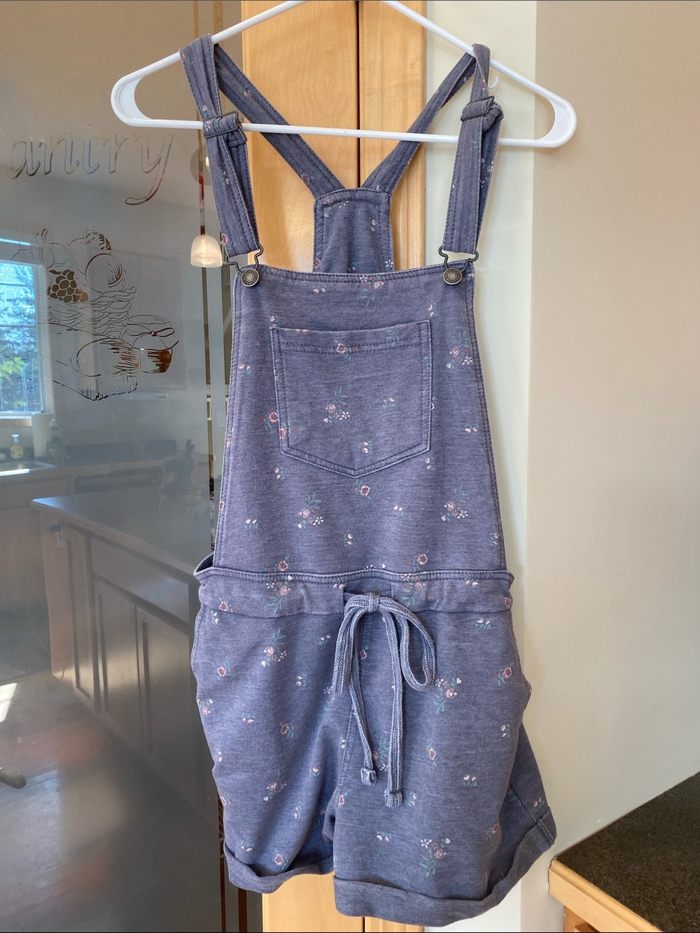 Wallflower floral print overalls